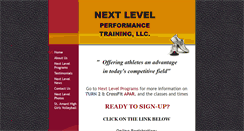 Desktop Screenshot of nextlevelperformance.net